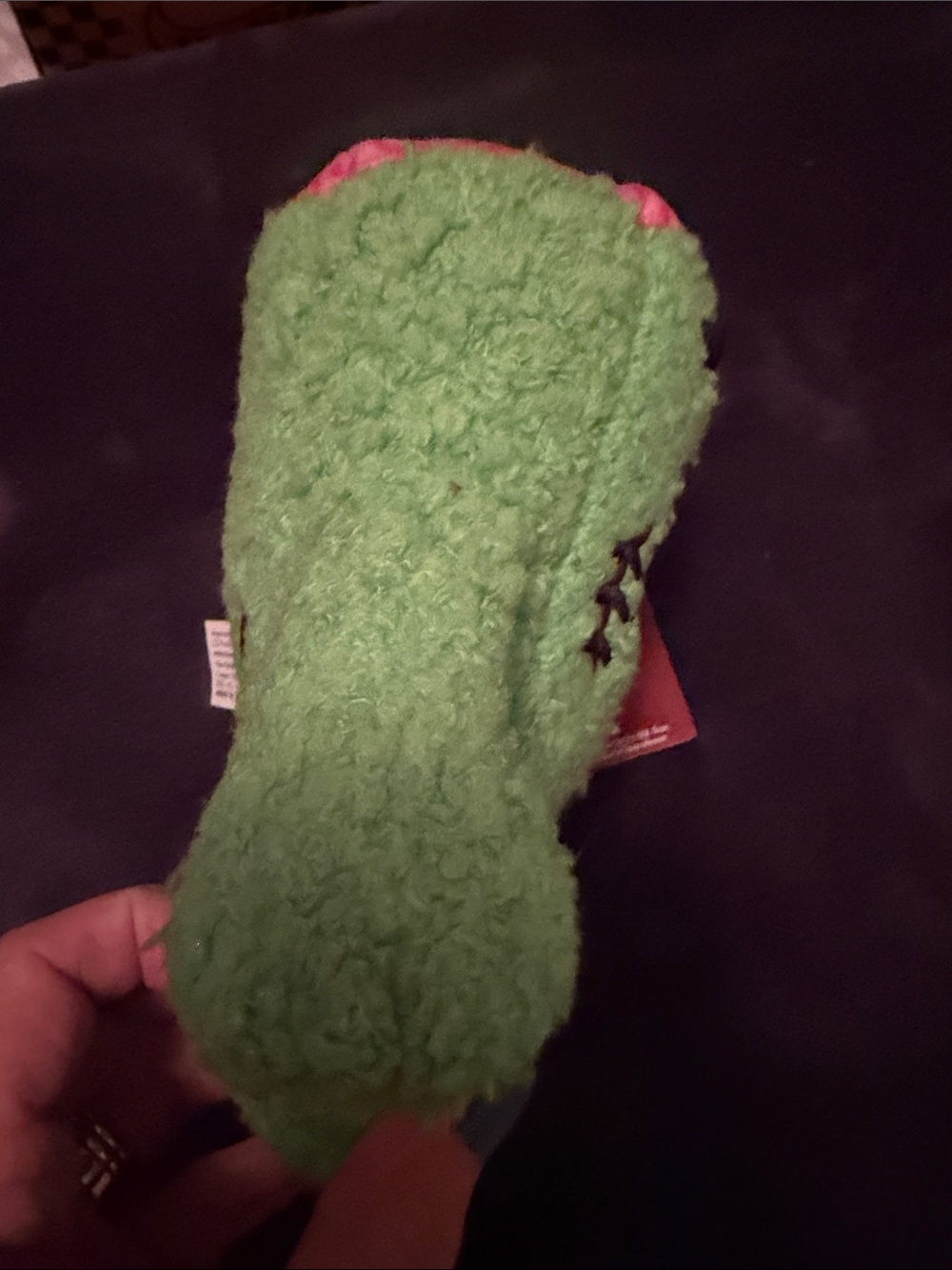 Domo zombie plush Stuffed Toy - Green with Red Mouth - Picture 15 of 15